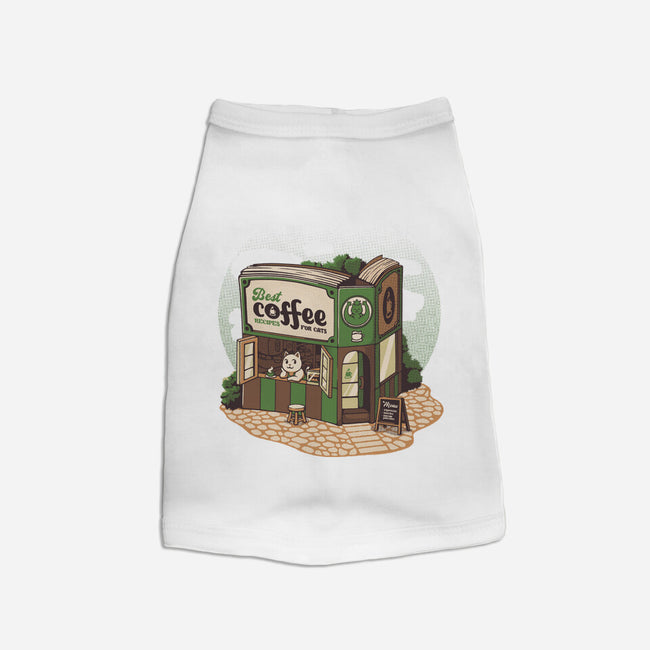 Coffeeshop Cats Bookstore-Dog-Basic-Pet Tank-tobefonseca