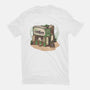 Coffeeshop Cats Bookstore-Unisex-Basic-Tee-tobefonseca