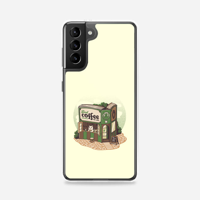 Coffeeshop Cats Bookstore-Samsung-Snap-Phone Case-tobefonseca