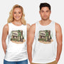 Coffeeshop Cats Bookstore-Unisex-Basic-Tank-tobefonseca