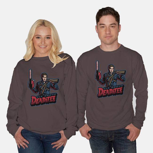 Elk Grove Deadites-Unisex-Crew Neck-Sweatshirt-Studio Mootant