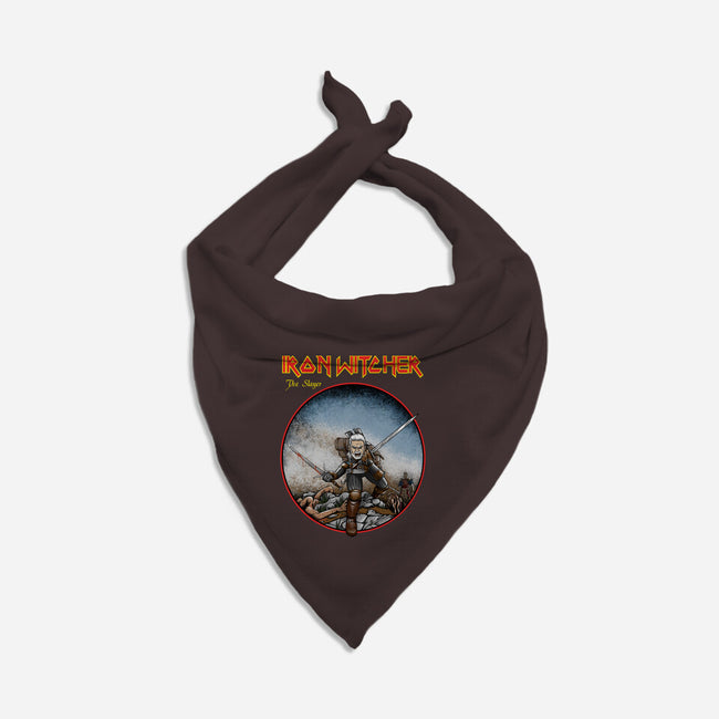 Iron Witcher-Dog-Bandana-Pet Collar-joerawks