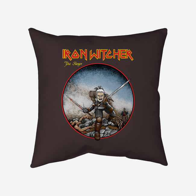 Iron Witcher-None-Non-Removable Cover w Insert-Throw Pillow-joerawks