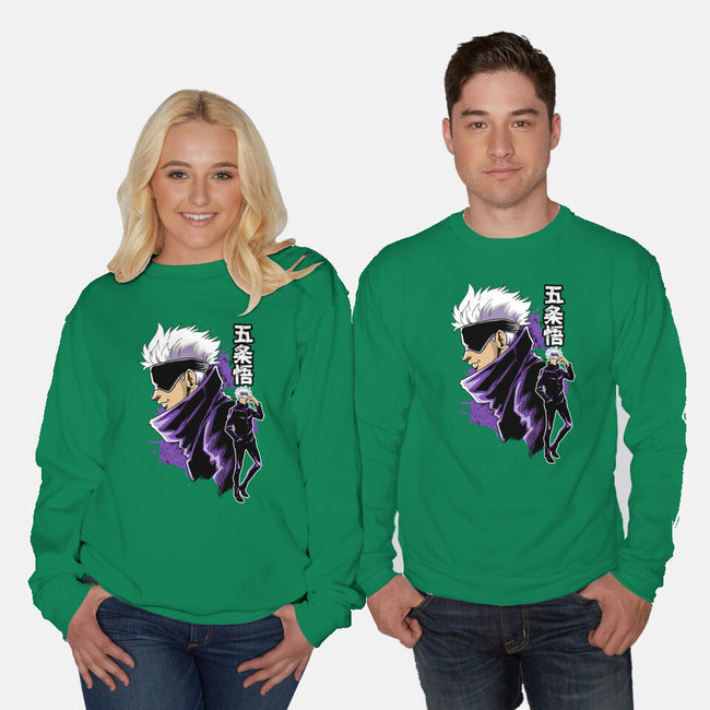 The Master Of The Six Eyes-Unisex-Crew Neck-Sweatshirt-Diego Oliver