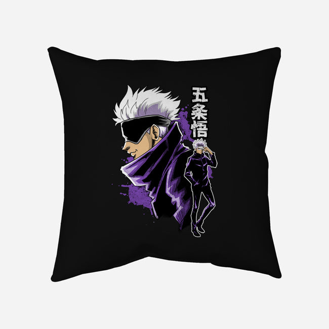 The Master Of The Six Eyes-None-Non-Removable Cover w Insert-Throw Pillow-Diego Oliver