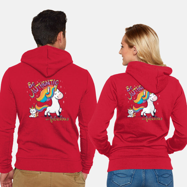 Authentic And Fabulous-Unisex-Zip-Up-Sweatshirt-Freecheese