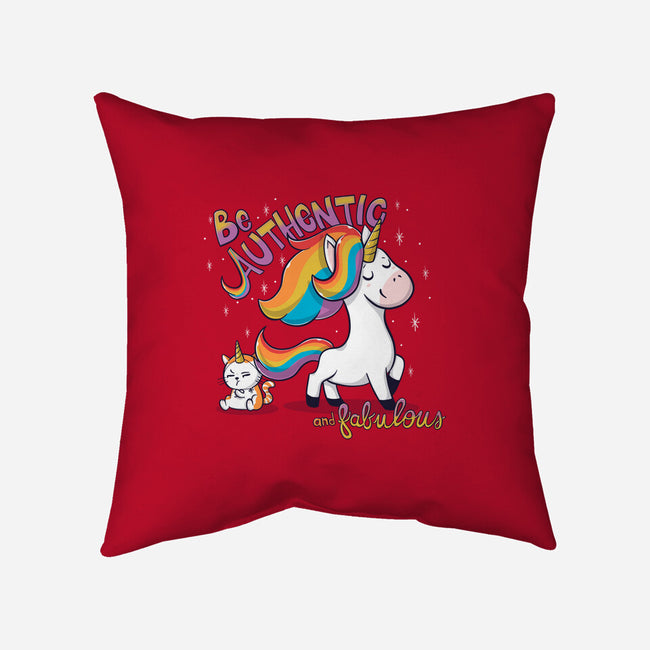 Authentic And Fabulous-None-Non-Removable Cover w Insert-Throw Pillow-Freecheese