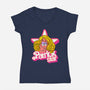 Hello Patrick-Womens-V-Neck-Tee-spoilerinc