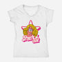 Hello Patrick-Womens-V-Neck-Tee-spoilerinc