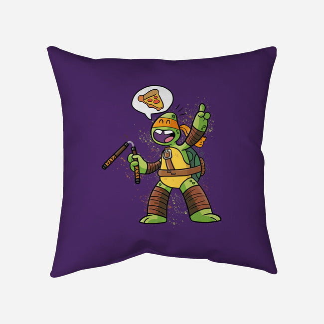 One Pizza Please-None-Non-Removable Cover w Insert-Throw Pillow-MaxoArt