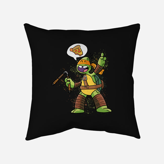 One Pizza Please-None-Removable Cover-Throw Pillow-MaxoArt