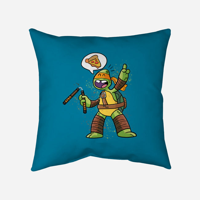 One Pizza Please-None-Removable Cover-Throw Pillow-MaxoArt