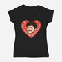 Cool Daddy-Womens-V-Neck-Tee-Paola Locks