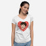 Cool Daddy-Womens-V-Neck-Tee-Paola Locks