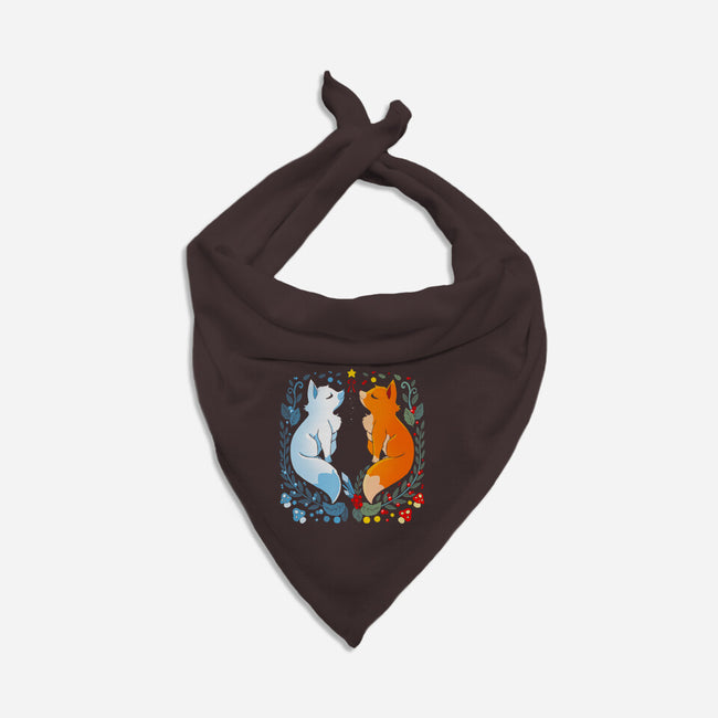 Foxes Seasons-Cat-Bandana-Pet Collar-Vallina84