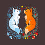 Foxes Seasons-None-Glossy-Sticker-Vallina84