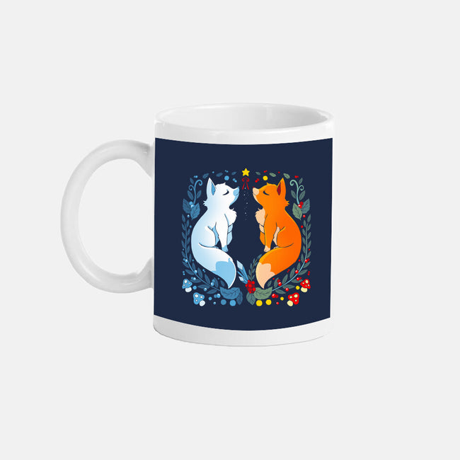 Foxes Seasons-None-Mug-Drinkware-Vallina84