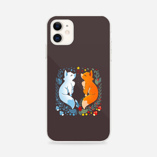 Foxes Seasons-iPhone-Snap-Phone Case-Vallina84