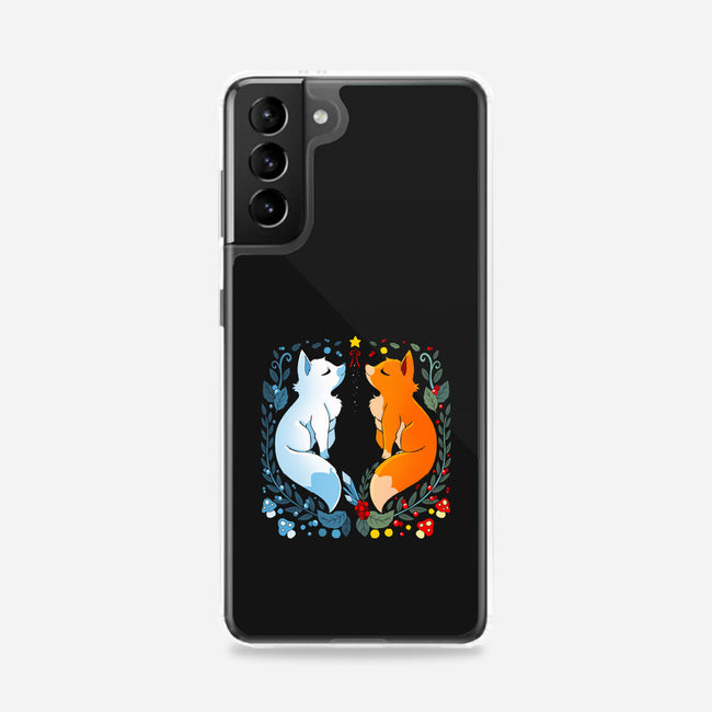 Foxes Seasons-Samsung-Snap-Phone Case-Vallina84