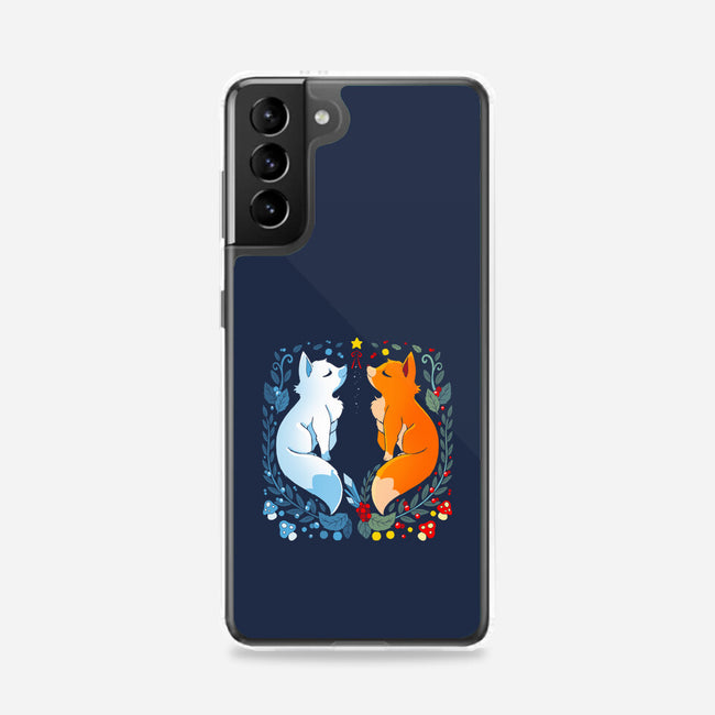 Foxes Seasons-Samsung-Snap-Phone Case-Vallina84