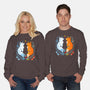 Foxes Seasons-Unisex-Crew Neck-Sweatshirt-Vallina84