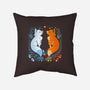 Foxes Seasons-None-Non-Removable Cover w Insert-Throw Pillow-Vallina84