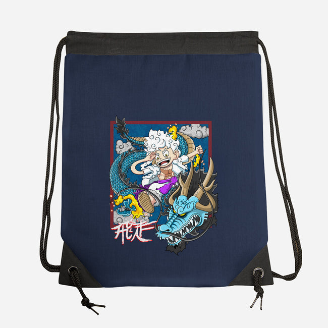 Dragon Fight-None-Drawstring-Bag-MarianoSan