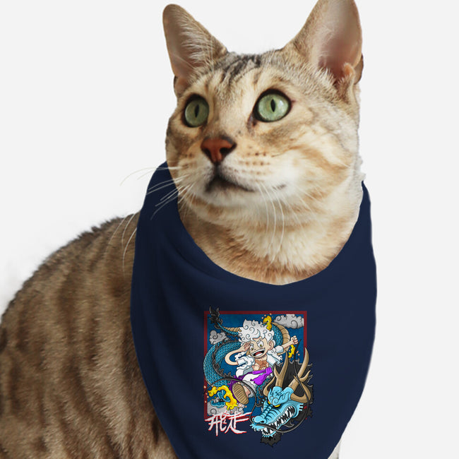 Dragon Fight-Cat-Bandana-Pet Collar-MarianoSan