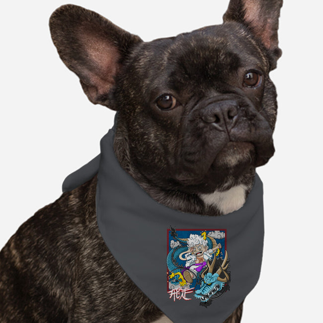 Dragon Fight-Dog-Bandana-Pet Collar-MarianoSan