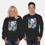 Dragon Fight-Unisex-Crew Neck-Sweatshirt-MarianoSan