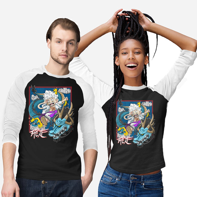 Dragon Fight-Unisex-Baseball-Tee-MarianoSan