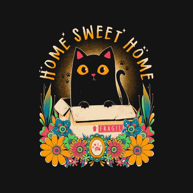 Cat Home Sweet Home-Womens-V-Neck-Tee-GODZILLARGE