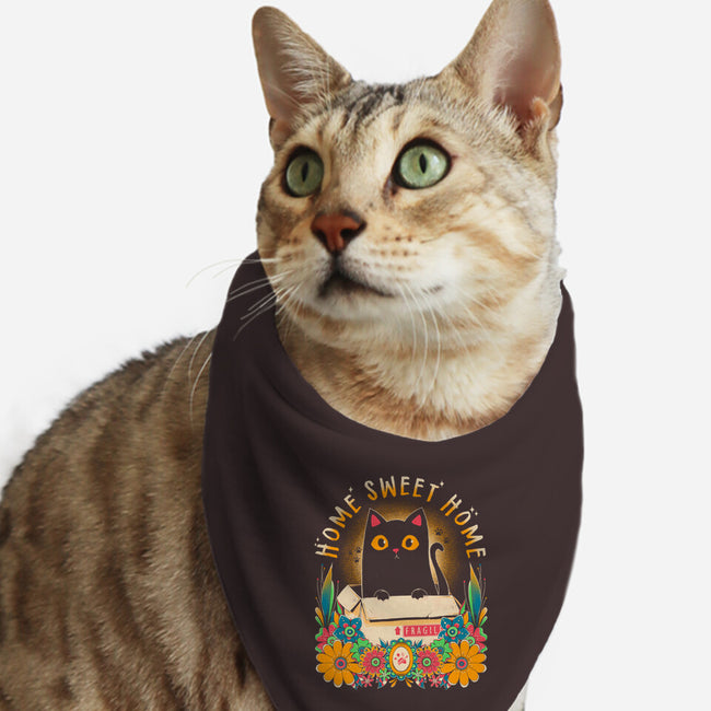 Cat Home Sweet Home-Cat-Bandana-Pet Collar-GODZILLARGE