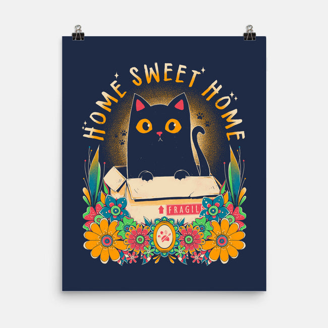 Cat Home Sweet Home-None-Matte-Poster-GODZILLARGE