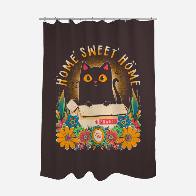 Cat Home Sweet Home-None-Polyester-Shower Curtain-GODZILLARGE
