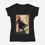 The Way Of The Star Warrior-Womens-V-Neck-Tee-DrMonekers