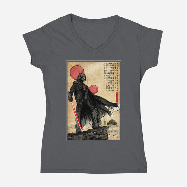 The Way Of The Star Warrior-Womens-V-Neck-Tee-DrMonekers