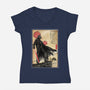 The Way Of The Star Warrior-Womens-V-Neck-Tee-DrMonekers