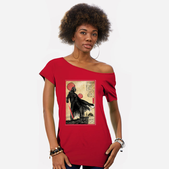 The Way Of The Star Warrior-Womens-Off Shoulder-Tee-DrMonekers