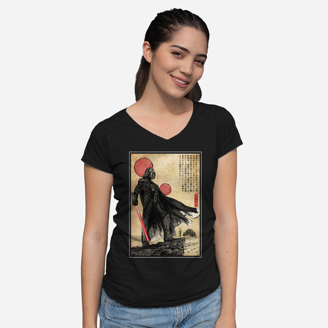 The Way Of The Star Warrior-Womens-V-Neck-Tee-DrMonekers