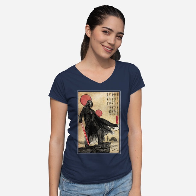 The Way Of The Star Warrior-Womens-V-Neck-Tee-DrMonekers