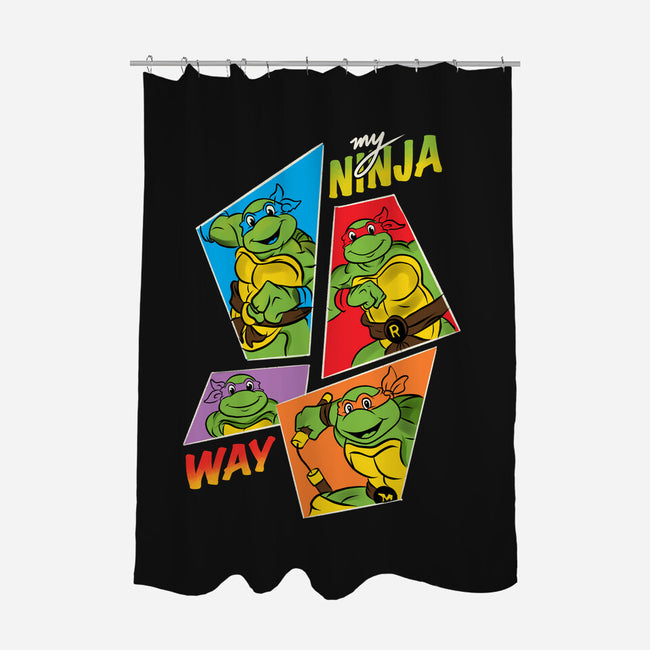 My Ninja Way-None-Polyester-Shower Curtain-Seeworm_21