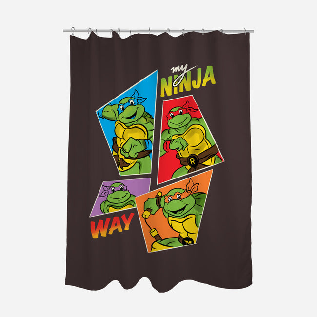 My Ninja Way-None-Polyester-Shower Curtain-Seeworm_21