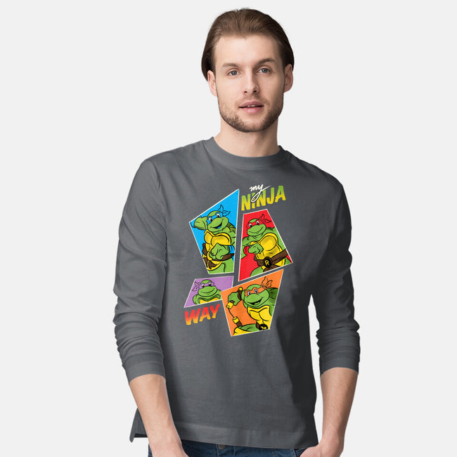 My Ninja Way-Mens-Long Sleeved-Tee-Seeworm_21