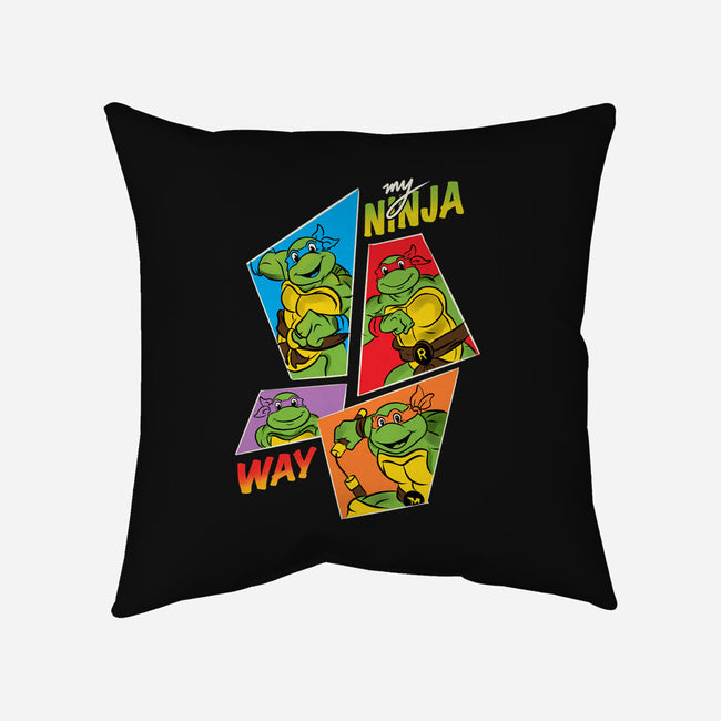 My Ninja Way-None-Removable Cover-Throw Pillow-Seeworm_21