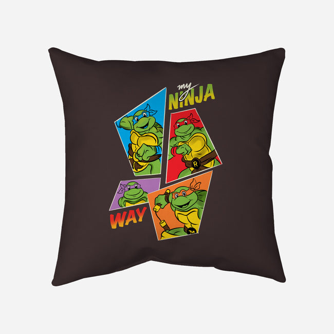 My Ninja Way-None-Removable Cover-Throw Pillow-Seeworm_21