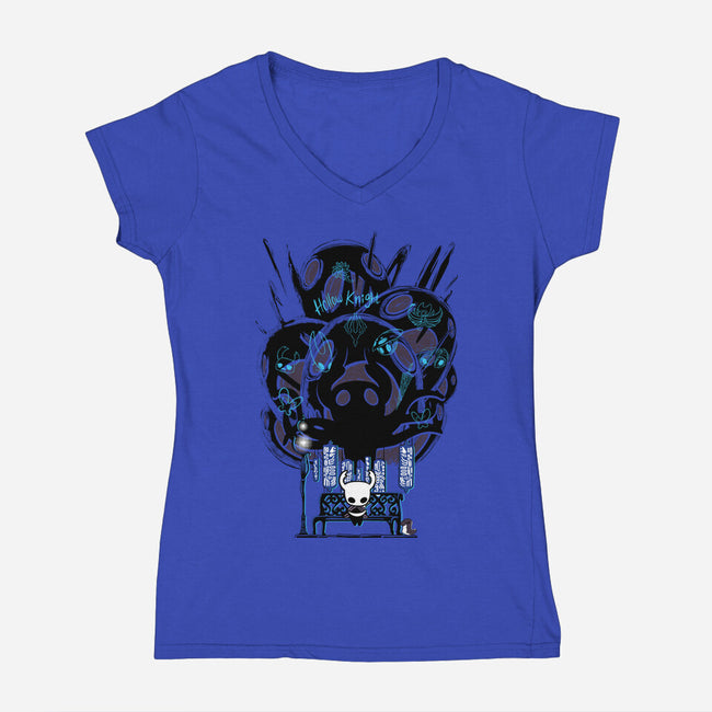 The Knight Hero-Womens-V-Neck-Tee-Jelly89