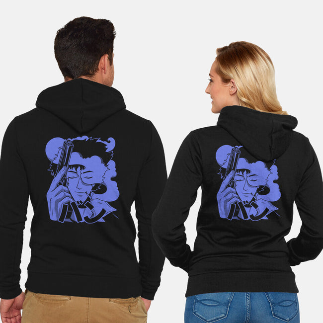 Gambling Cowboy-Unisex-Zip-Up-Sweatshirt-estudiofitas