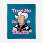 Doctor Doll!-None-Fleece-Blanket-Raffiti