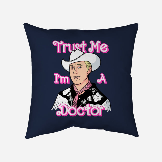 Doctor Doll!-None-Non-Removable Cover w Insert-Throw Pillow-Raffiti